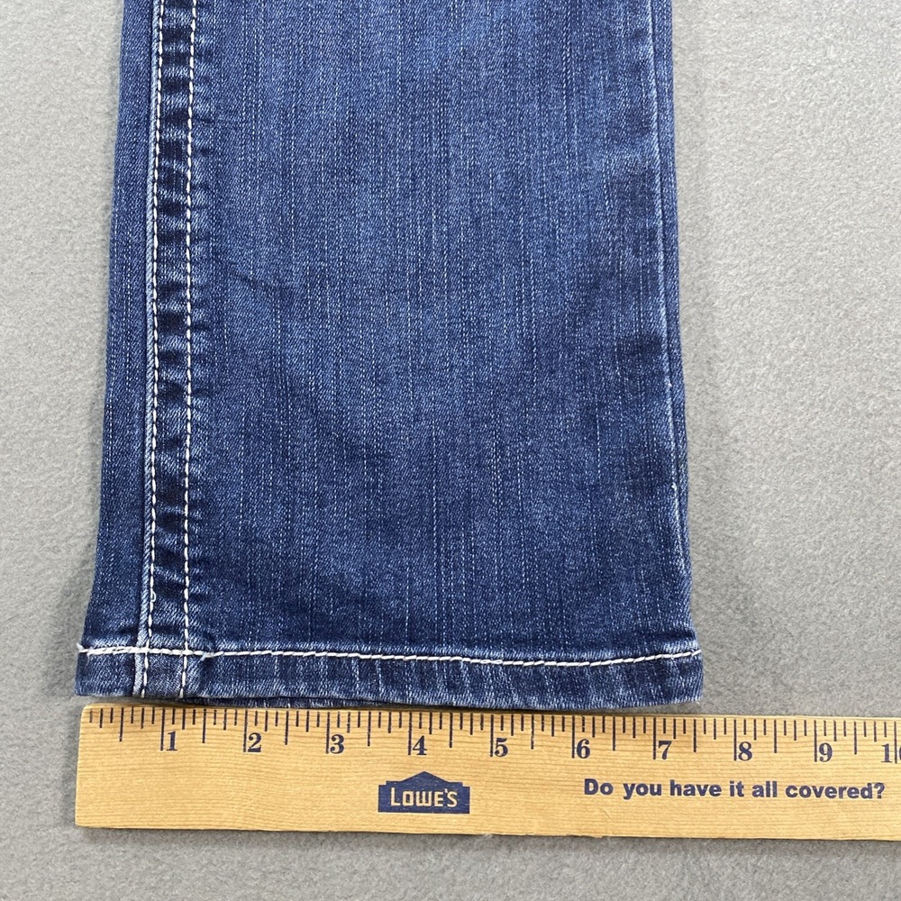 Ariat Womens Jeans 28R Size 6 Real Denim Mid Rise Straight Medium Wash Blue - Picture 4 of 8